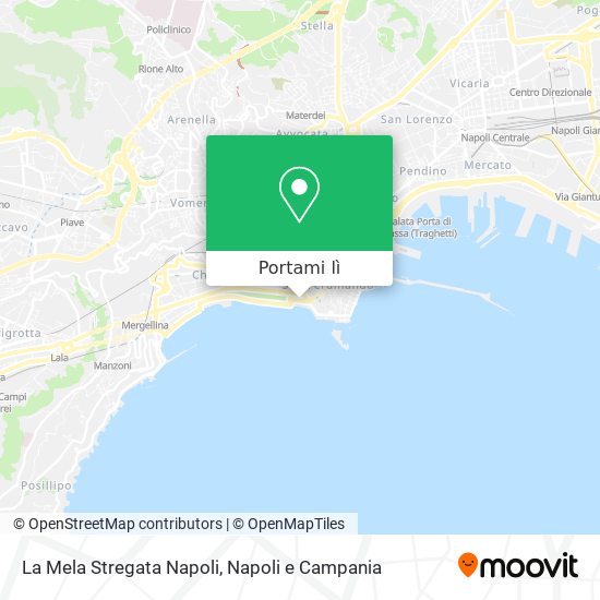 Mappa La Mela Stregata Napoli