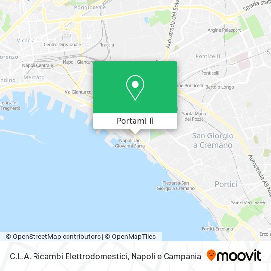 Mappa C.L.A. Ricambi Elettrodomestici