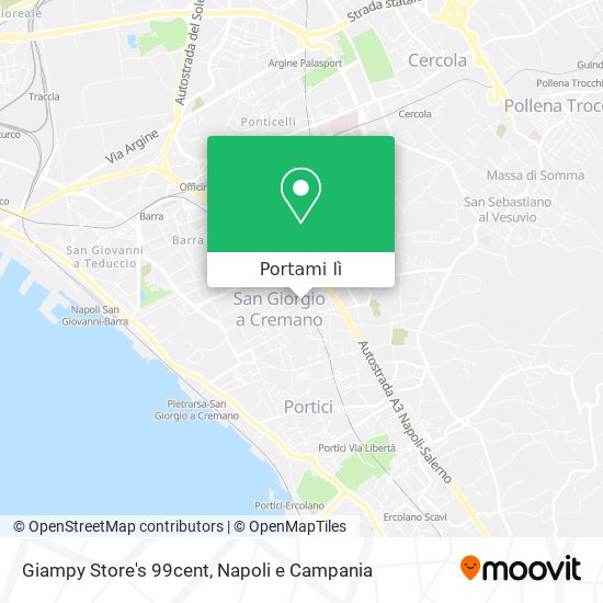 Mappa Giampy Store's 99cent