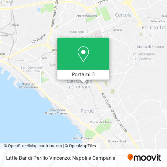 Mappa Little Bar di Perillo Vincenzo