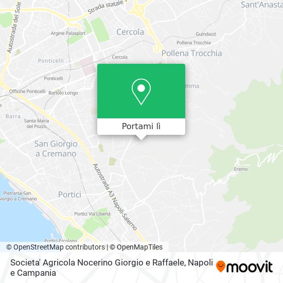 Mappa Societa' Agricola Nocerino Giorgio e Raffaele