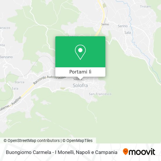 Mappa Buongiorno Carmela - I Monelli