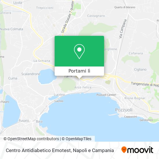 Mappa Centro Antidiabetico Emotest