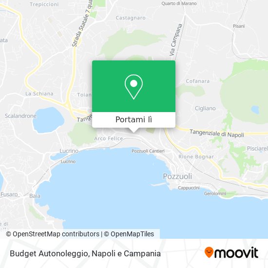 Mappa Budget Autonoleggio