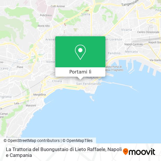 Mappa La Trattoria del Buongustaio di Lieto Raffaele