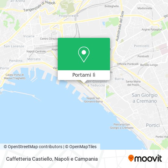 Mappa Caffetteria Castiello
