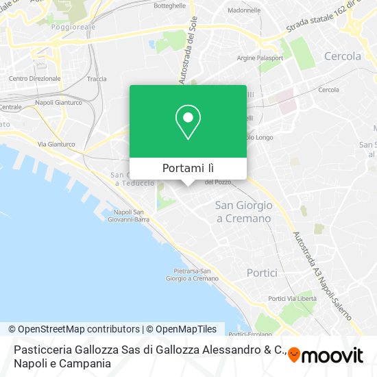 Mappa Pasticceria Gallozza Sas di Gallozza Alessandro & C.