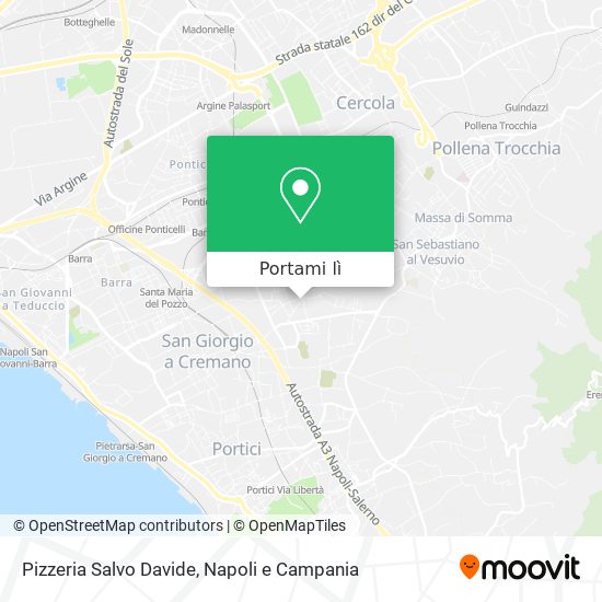 Mappa Pizzeria Salvo Davide