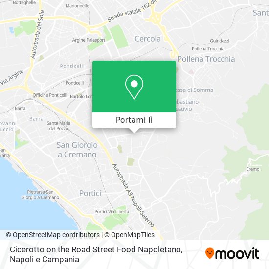 Mappa Cicerotto on the Road Street Food Napoletano