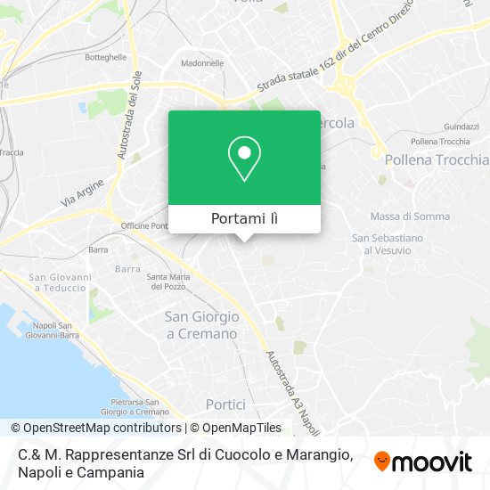 Mappa C.& M. Rappresentanze Srl di Cuocolo e Marangio