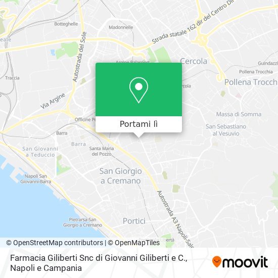Mappa Farmacia Giliberti Snc di Giovanni Giliberti e C.