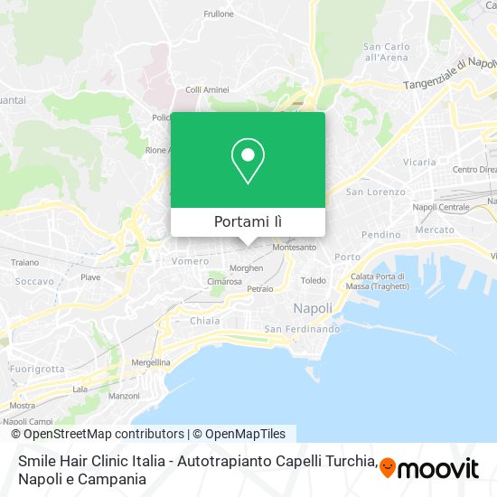 Mappa Smile Hair Clinic Italia - Autotrapianto Capelli Turchia