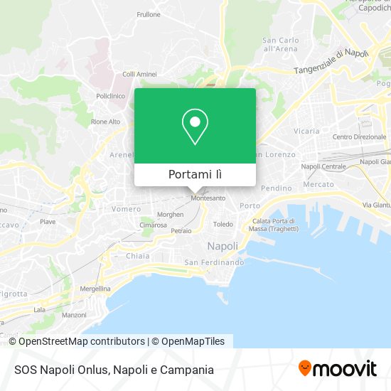 Mappa SOS Napoli Onlus