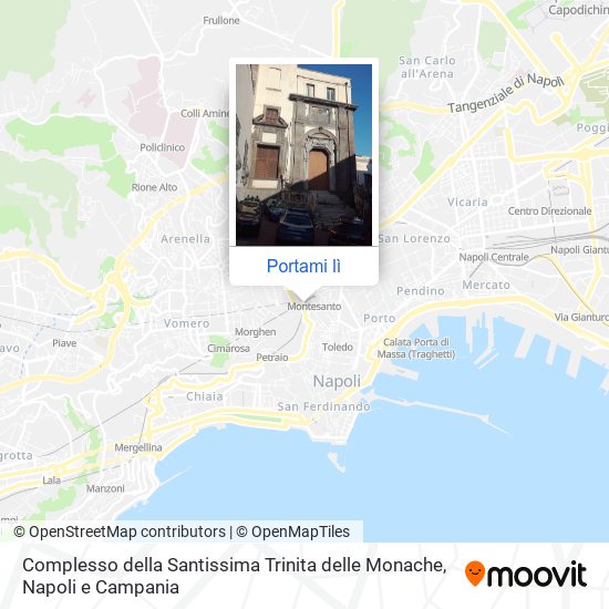Mappa Complesso della Santissima Trinita delle Monache