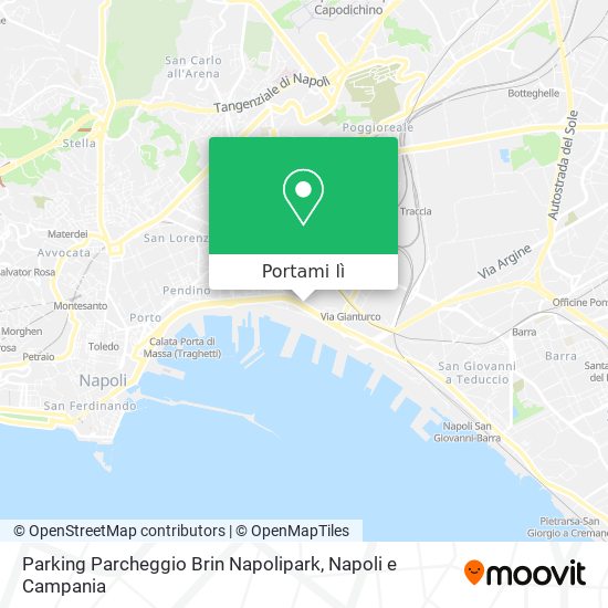 Mappa Parking Parcheggio Brin Napolipark