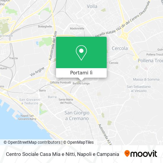 Mappa Centro Sociale Casa Mia e Nitti