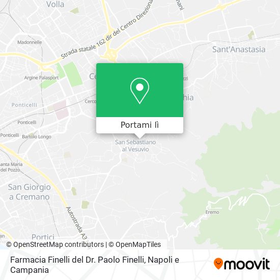 Mappa Farmacia Finelli del Dr. Paolo Finelli