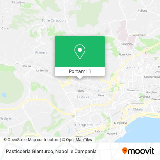 Mappa Pasticceria Gianturco