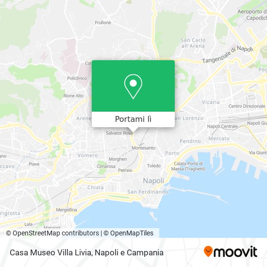 Mappa Casa Museo Villa Livia