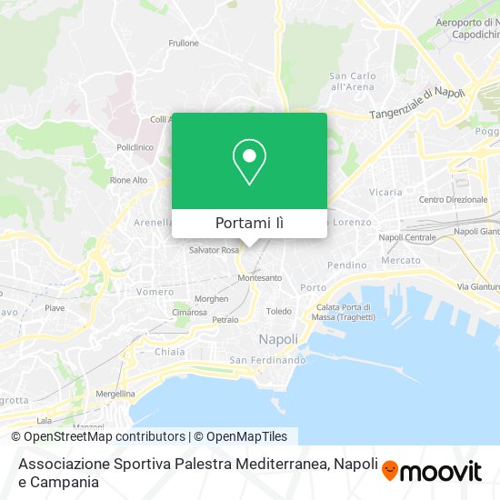 Mappa Associazione Sportiva Palestra Mediterranea