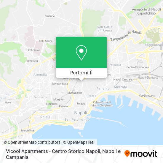 Mappa Vicool Apartments - Centro Storico Napoli