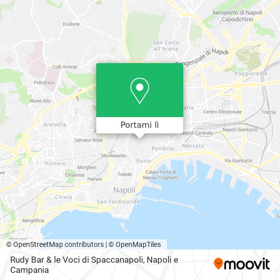 Mappa Rudy Bar & le Voci di Spaccanapoli