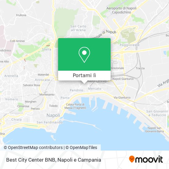 Mappa Best City Center BNB