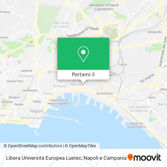 Mappa Libera Università Europea Luetec