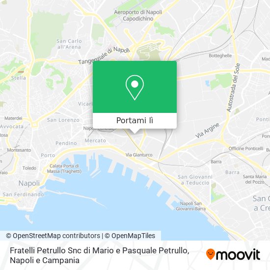 Mappa Fratelli Petrullo Snc di Mario e Pasquale Petrullo