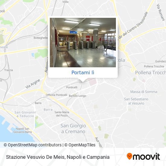 Mappa Stazione Vesuvio De Meis