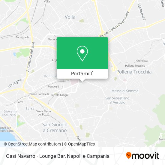 Mappa Oasi Navarro - Lounge Bar