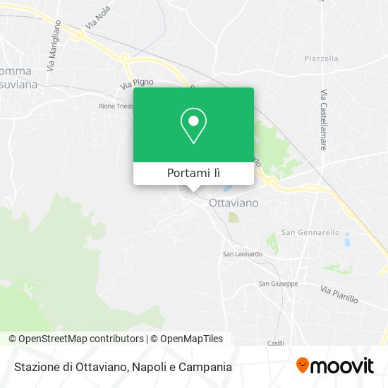 Mappa Stazione di Ottaviano
