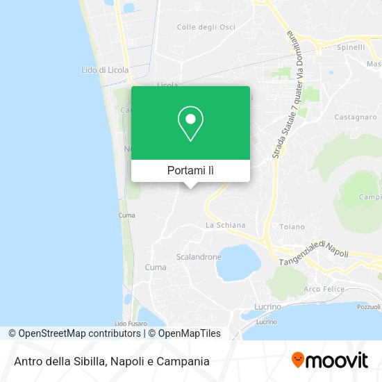 Mappa Antro della Sibilla