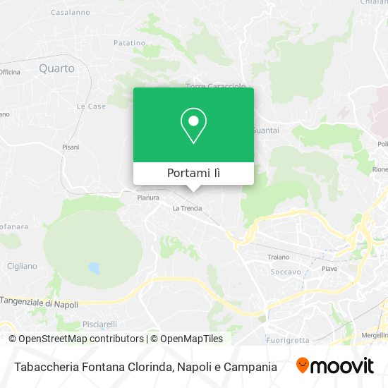 Mappa Tabaccheria Fontana Clorinda