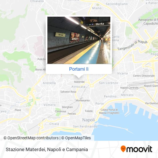 Mappa Stazione Materdei
