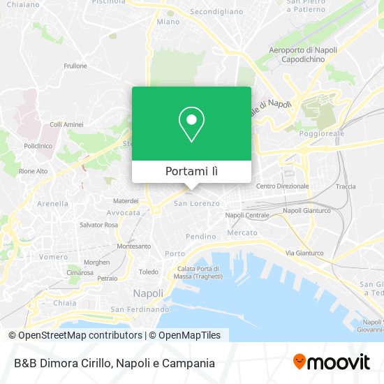 Mappa B&B Dimora Cirillo