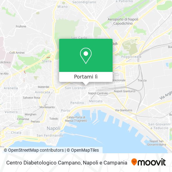 Mappa Centro Diabetologico Campano