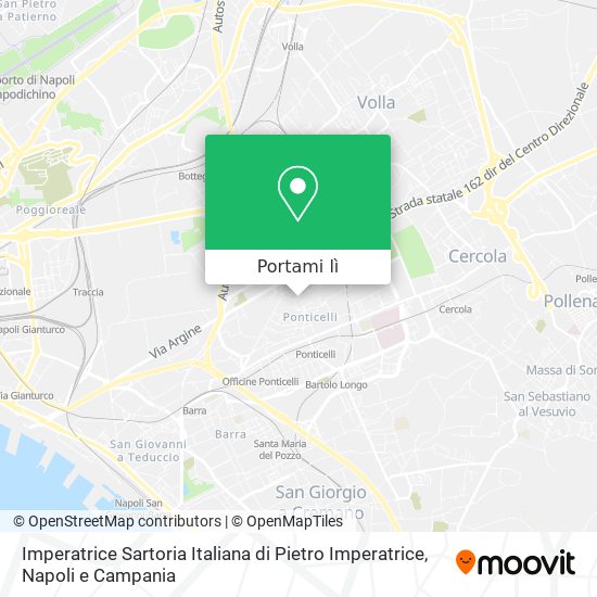 Mappa Imperatrice Sartoria Italiana di Pietro Imperatrice