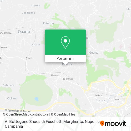 Mappa Al Bottegone Shoes di Fuschetti Margherita
