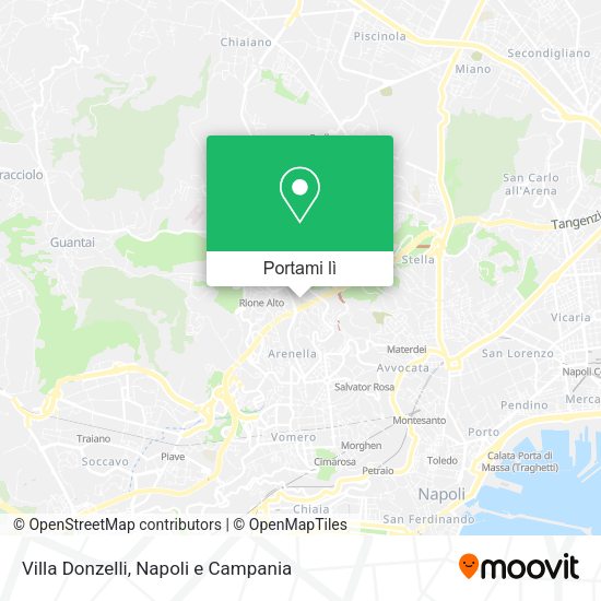 Mappa Villa Donzelli