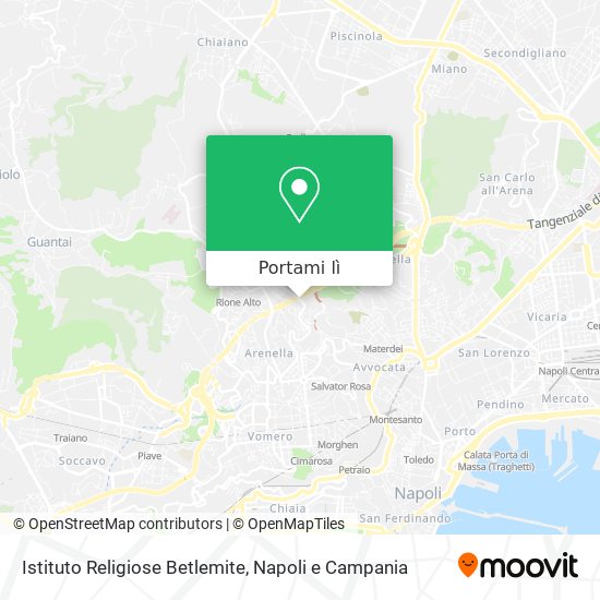 Mappa Istituto Religiose Betlemite
