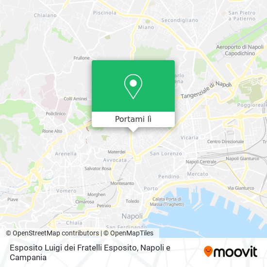 Mappa Esposito Luigi dei Fratelli Esposito