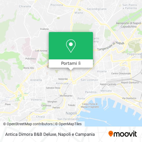 Mappa Antica Dimora B&B Deluxe