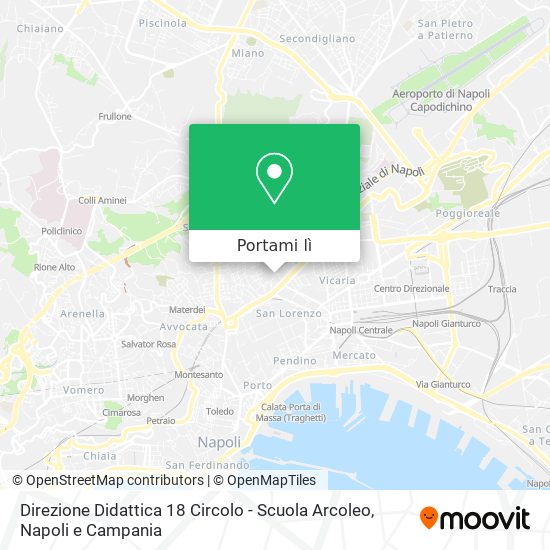 Mappa Direzione Didattica 18 Circolo - Scuola Arcoleo