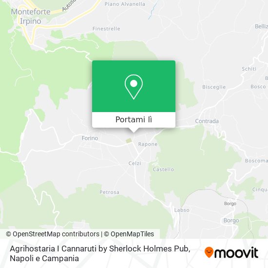 Mappa Agrihostaria I Cannaruti by Sherlock Holmes Pub