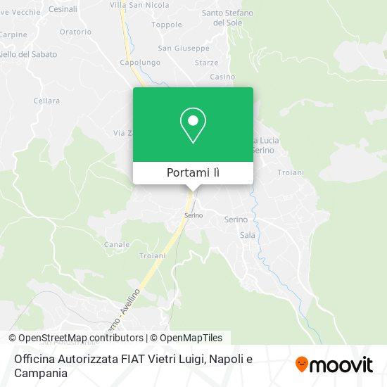 Mappa Officina Autorizzata FIAT Vietri Luigi