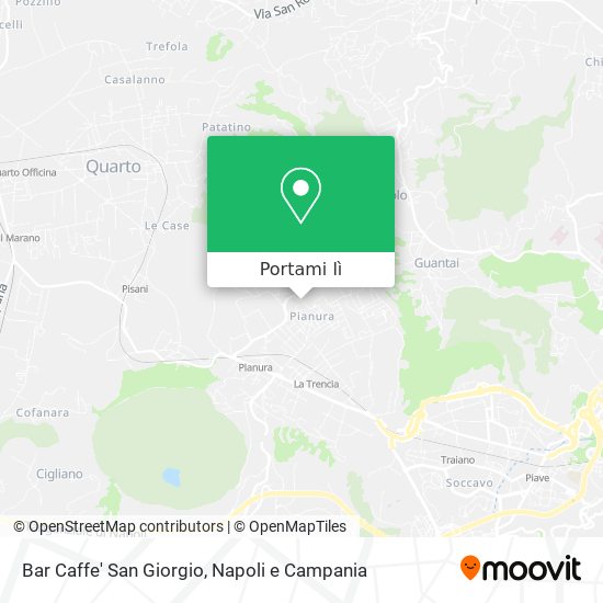 Mappa Bar Caffe' San Giorgio