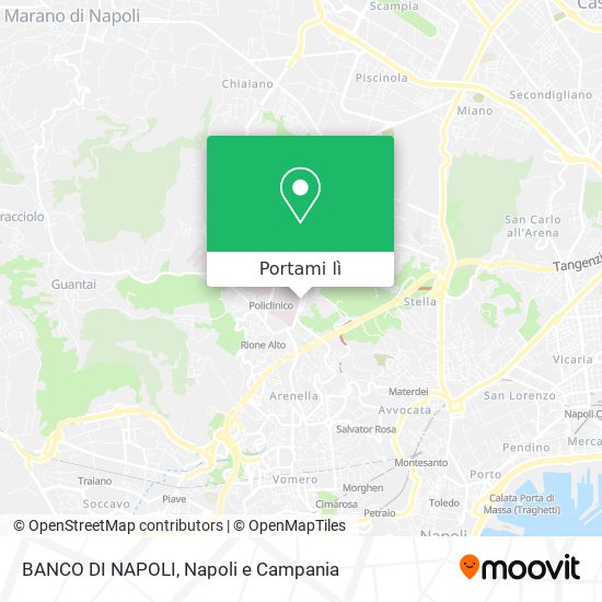 Mappa BANCO DI NAPOLI