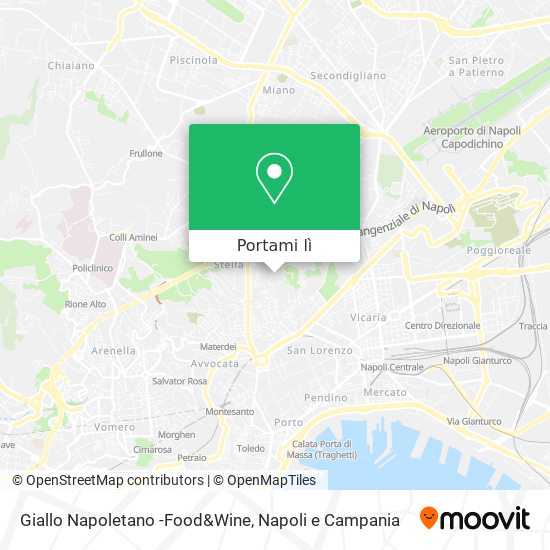 Mappa Giallo Napoletano -Food&Wine