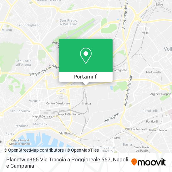 Mappa Planetwin365 Via Traccia a Poggioreale 567